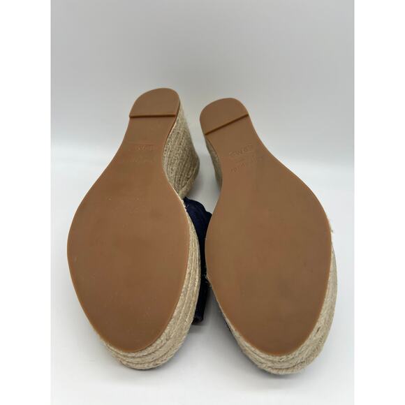 Kate Spade Toby Wedges Women's Espadrille Blue Sandal Size 9📦 - Picture 10 of 12